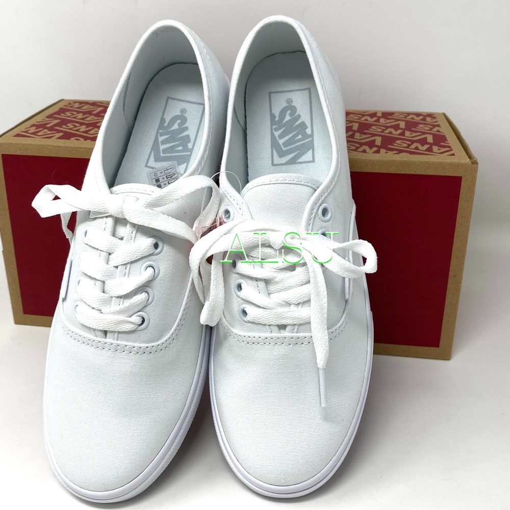 VANS Authentic Lo Pro White Canvas Women’s Sneakers Size 10 VN000GYQW00 - Picture 7 of 9